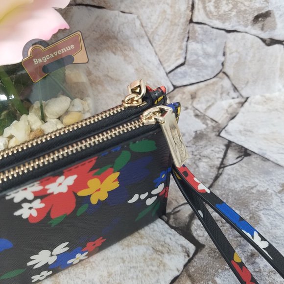 Sailing Medium Double Zip Wristlet Kate Spade - Picture 12 of 14